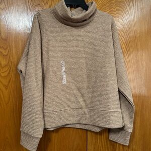 CALIA Tan Cowl Neck Sweater